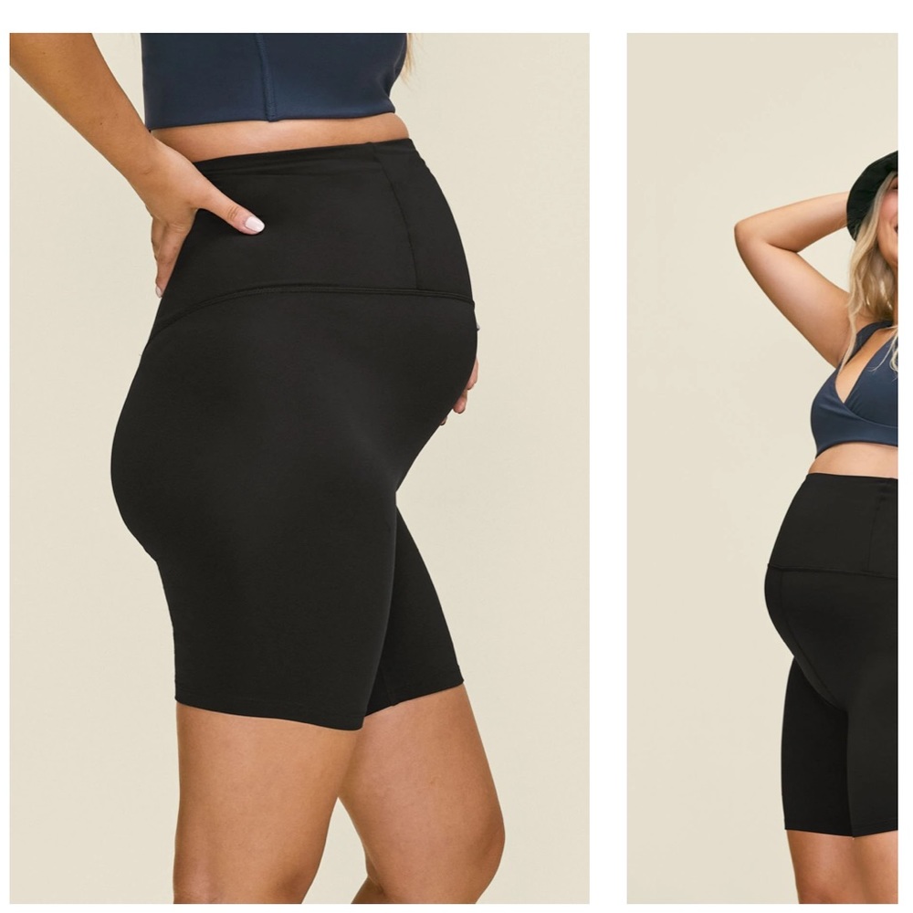 Girlfriend Collective Maternity Bike Shorts